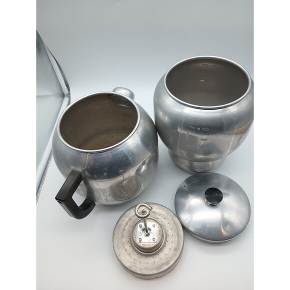 Vintage West Bend Kwik Drip 15c Coffee Maker Percolator Pot Aluminum Stove Top - Picture 7 of 9